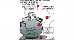 11-10-26 - Caricatura, Se metió en otra olla de críticas.