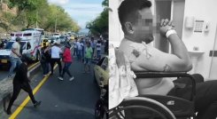 Ataque en la subida del Indio.