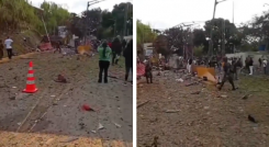 Atentado en el Cauca.