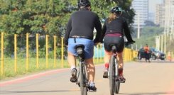 PROTESTA DE CICLISTAS 