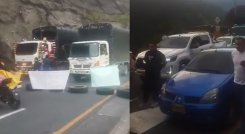 CIERRE DE LA VÍA CÚCUTA - BUCARAMANGA 