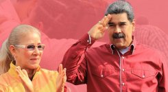 Cilia-Flores-y-Nicolás-Maduro. Foto: Facebook Nicolás Maduro