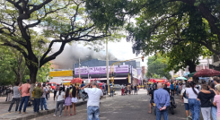 Incendio en Cúcuta. Foto: Leonardo Favio Oliveros / La Opinión