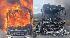 Incineran bus en el páramo de El Almorzadero, entre Santander y Norte de Santander