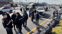 Hebert Vargas y su agrupación salieron ilesos de aparatoso accidente en Ecuador