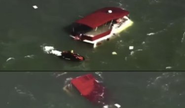 Tragedia náutica en San Francisco, EE.UU. Foto: captura de redes sociales (X)