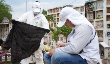 Unidad de Búsqueda de personas dadas por desaparecidas inicia trabajos forenses en el antiguo cementerio de El Zulia./Foto: Cortesía