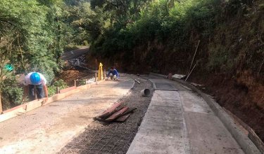 Obra de vialidad. / Foto: cortesía