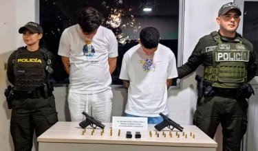 Antonio Aponte y Manuel Ríos fueron enviados a la cárcel por porte ilegal de armas de fuego.
