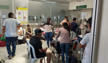 Urgencias del Hospital Universitario Erasmo Meoz, colapsada/Foto: cortesía