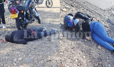 Pareja de motociclistas asesinada a disparos 