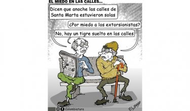 25-09-26 - Caricatura, El miedo en las calles.