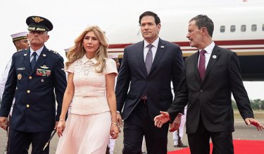 Marco-Rubio-con-su-esposa. Foto: Cancillería.