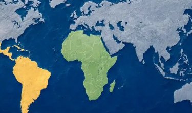 Nuevo mapa de África. Ilustración La República. Tomado de El Colombiano.