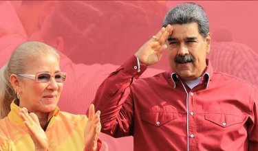 Cilia-Flores-y-Nicolás-Maduro. Foto: Facebook Nicolás Maduro