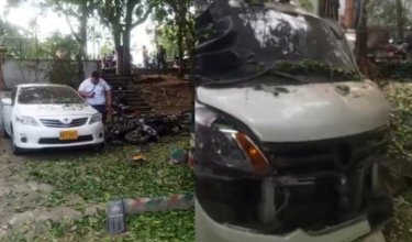 Fuerte explosión sacudió las instalaciones de la Dian en el sector de El Escobal, en Cúcuta