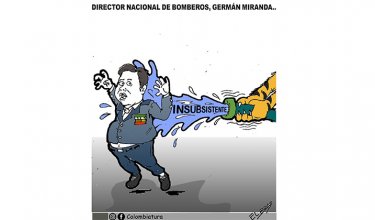 Director Nacional de Bomberos, Germán MIranda