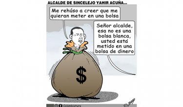 El alcalde de Sincelejo Yahir Acuña