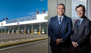 Felipe González, presidente de Acesco y de la Junta Directiva de la Cámara Colombo Venezolana; y Luis Felipe Quintero, presidente ejecutivo del gremio. /  Foto: cortesía