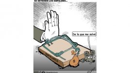 09-07-26 - Caricatura, Se detienen los empalmes