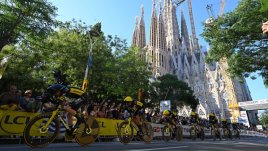 El equipo Visma ganó la contrarreloj por equipos de la primera etapa del Tour de Francia.