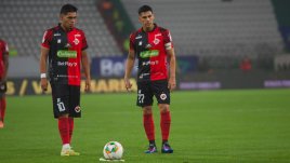 Leider Berdugo y Mauricio Duarte, Cúcuta vs. Once Caldas. 