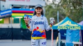 Camila de la Hoz Mundial W2 UCI BMX 2026 de Australia.