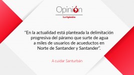 A cuidar Santurbán