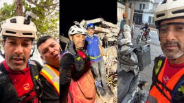 El entrenador de ciclismo que desafió el concreto para buscar vidas en La Guaira, Venezuela 