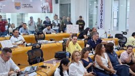 Concejales de la oposición rechazaron el nuevo crédito aprobado el viernes en el Concejo y advirtieron que con ello las finanzas del municipio quedaron comprometidas. / Foto: cortesía