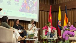 Conversatorio "Voces que transforman. Mujer, Política y Paz”. Foto: Cortesía