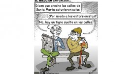 25-09-26 - Caricatura, El miedo en las calles.