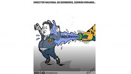 Director Nacional de Bomberos, Germán MIranda