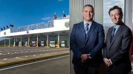 Felipe González, presidente de Acesco y de la Junta Directiva de la Cámara Colombo Venezolana; y Luis Felipe Quintero, presidente ejecutivo del gremio. /  Foto: cortesía