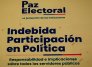 Indebida participación en política