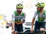 Así arribó a la meta el ciclista antioqueño, tras la fuerte caída en la etapa 12 del Tour.