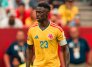 Dávinson Sánchez con la Selección Colombia. 