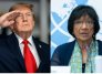 Trump y Navi Pillay.