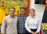 Mesa directiva del Concejo 2027, conformada por Guillermo León (presidente); Sergio Matamoros, Primer Vicepresidente, y Gimena C amacho, segunda vicepresidente./Foto: Cortesía