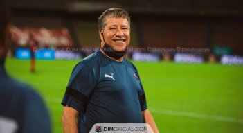 Hernán 'Bolillo' Gómez, director técnico Independiente Medellín./ Foto: DIM