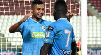 Jefferson Solano marcó su primer gol con Jaguares. /Foto: Dimayor