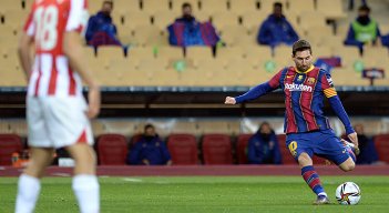 Lionel Messi, figura del Barcelona./ Foto: AFP