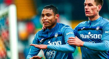 Luis Fernando Muriel alcanzó los 13 goles en la temporada./Foto: AFP