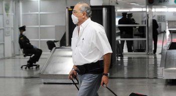 Pasajeros que llegan a Colombia