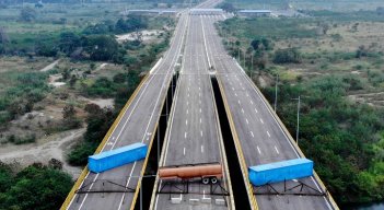 Así se mantiene el puente de Tienditas desde mediados de 2019.