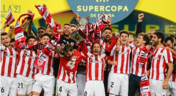 Un gol de Iñaki Williams le permite a los de Bilbao quedarse con el título. / Foto: AFP