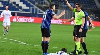 Atalanta 0-1 Real Madrid, octavos de Champions League. Foto: AFP