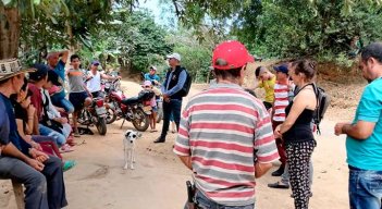 La Defensoría del Pueblo brinda acompañamiento a los pobladores de la zona rural de Hacarí.