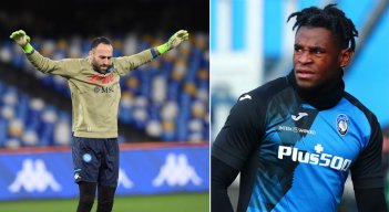 David Ospina y Duván Zapata, colombianos que disputarán la Copa de Italia.