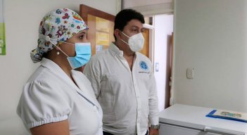 El hospital regional Emiro Quintero Cañizares tiene listo el cuarto frío para recibir las vacunas. / Foto: Cortesía